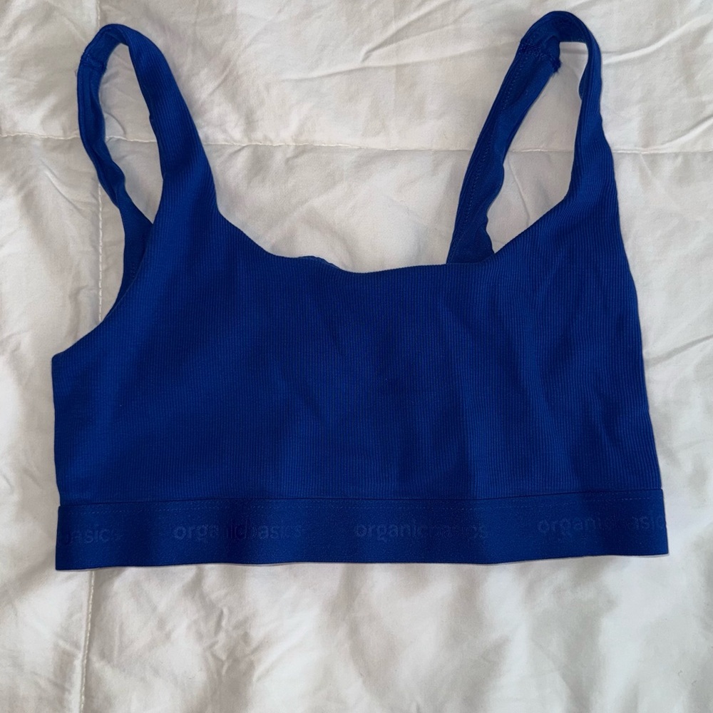 Organic Basics Women's Vibrant Blue Sports Bra